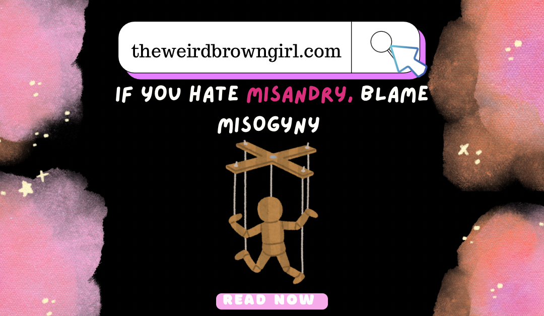 “If You Hate Misandry, Blame Misogyny”